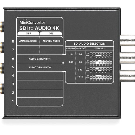 Blackmagic Design Mini Converter - SDI to Audio