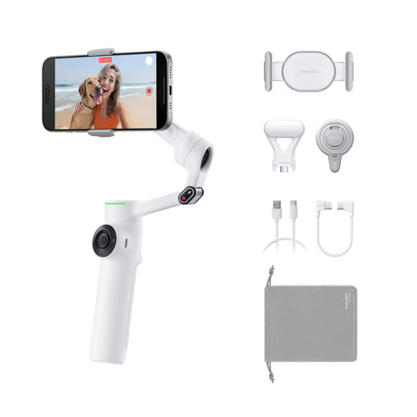 Insta360 Flow 2 Pro Smartphone Gimbal Stabiliser Creator Kit (Grey)